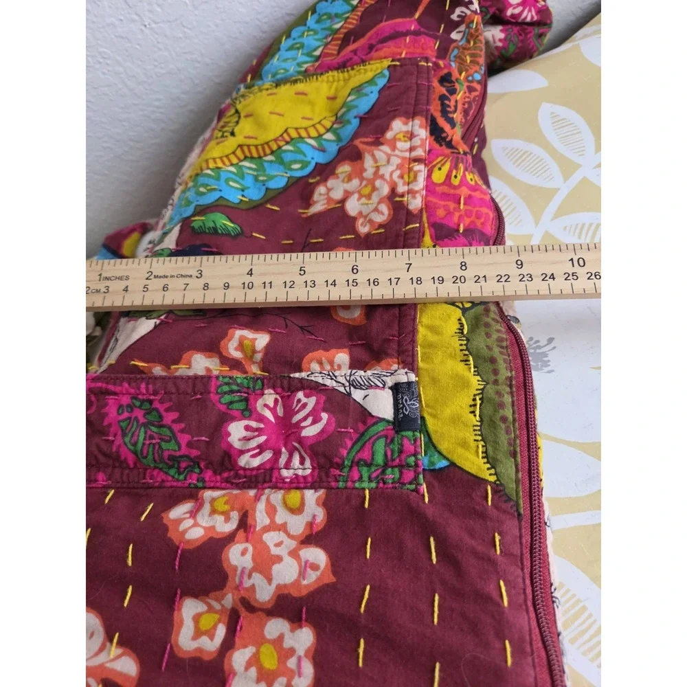 Breathe Yoga Mat Bag Colorful Patchwork Boho Gym Workout Gear